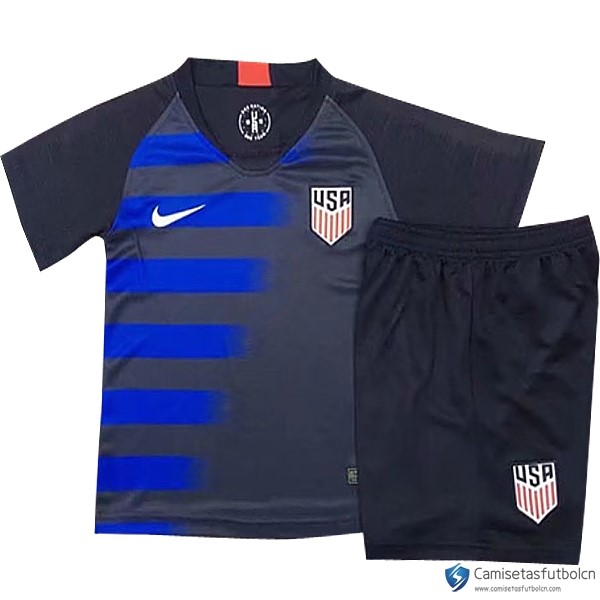 Camiseta Seleccion Estados Unidos Segunda equipo Niños 2018 Azul